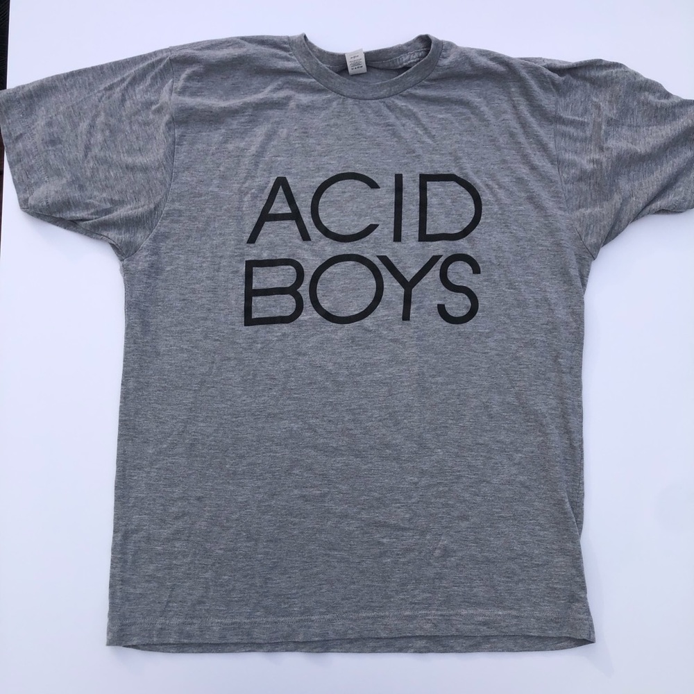 Slightly worn acid boys T shirt